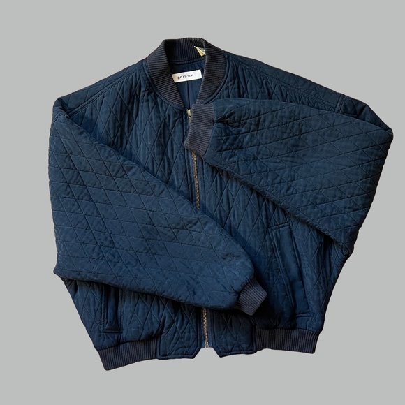 go>silk Jackets & Blazers - go>silk 100% silk designer bomber jacket